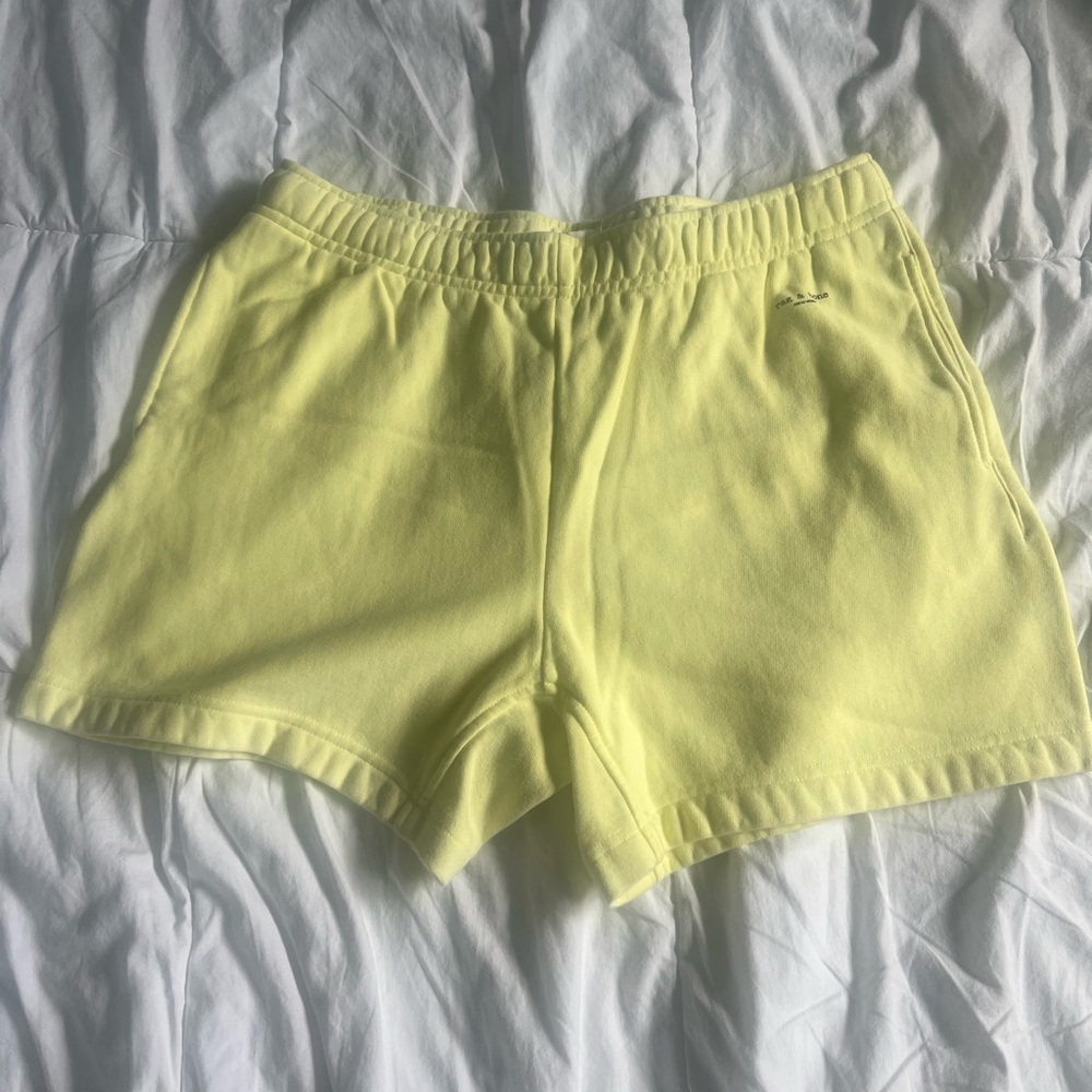 Rag & Bone Yellow Athletic Shorts with Relaxed Fit